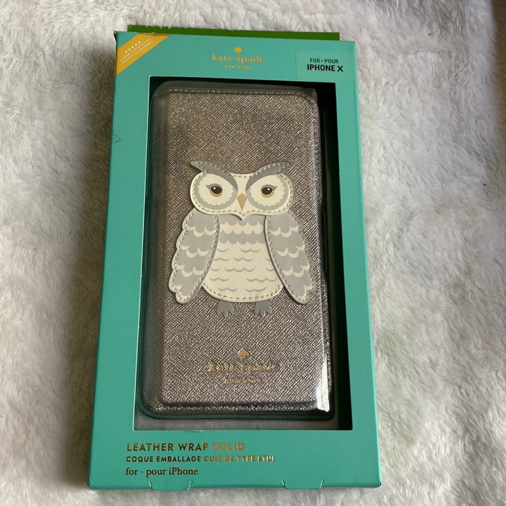 HOST PICK! Kate Spade iPhone X owl phone case